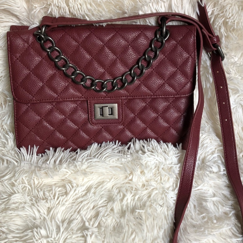 Forever21 Burgundy crossbody purse